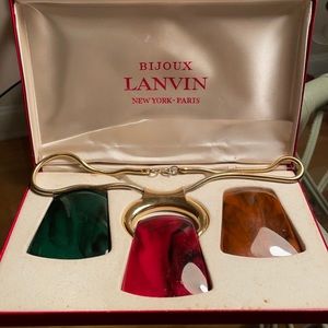 VTG Lanvin Interchangeable Resin Pendant Set